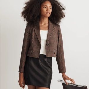 Madewell BRAND NEW The Sutter Crop Blazer SMALL NM527
